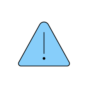 注意を示すアイコン